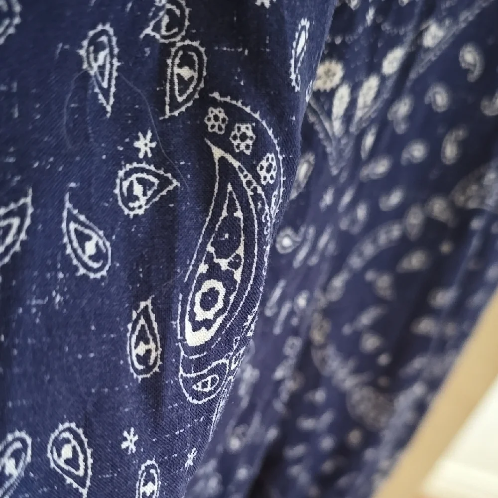 Mudd Blue and White Abstract Joggers - Picture 4 of 7